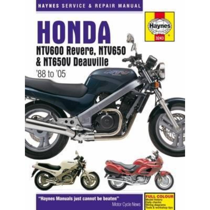 预订Honda NTV600 Revere, NTV650& NTV650V Deauville(88-05):88-05-封面