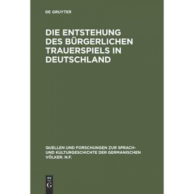 按需印刷DEG Die Entstehung des bürgerlichen Trauerspiels in Deutschland[9783110002072]