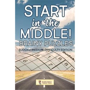 Edition Middle Sudoku Medium Puzzles The Brainy 9780228206651 按需印刷Start Difficulty