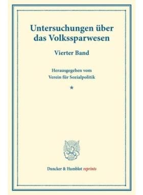 预订【德语】 Untersuchungen uber das Volkssparwesen.:V