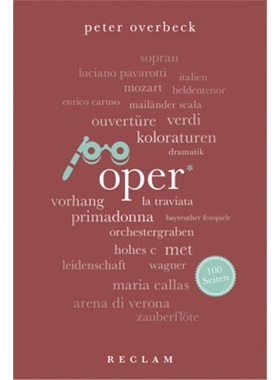 预订【德语】 Oper[9783150205372]