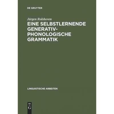 按需印刷不退不换DEG Eine selbstlernende generativ phonologische Grammatik[9783484302181]