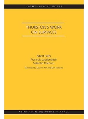 按需印刷Thurston's Work on Surfaces (MN-48)[9780691147352]