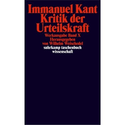 预订【德语】Kritik der Urteilskraft: