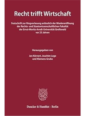 预订【德语】Recht trifft Wirtschaft.