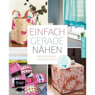 预订【德语】 Einfach gerade nähen - Deko und Accessoires mit geraden Nähten:Mit Geling