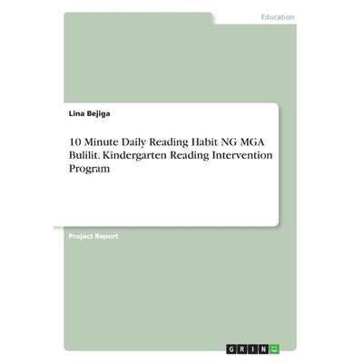 按需印刷10 Minute Daily Reading Habit NG MGA Bulilit. Kindergarten Reading Intervention Program[9783668784093]