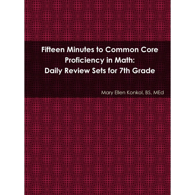 按需印刷不退不换Fifteen Minutes to Common Core Proficiency in Math[9781312863293]
