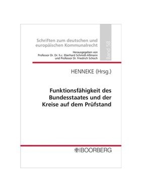 预订【德语】Funktionsf?higkeit des Bundesstaates und der Kreise auf dem Prüfstand:Professorengespr?ch 2021 des Deutsche
