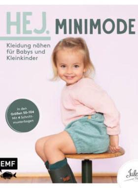 预订【德语】 Hej. Minimode - Kleidung nähen für Babys und Kleinkinder:Der Skandi-Look