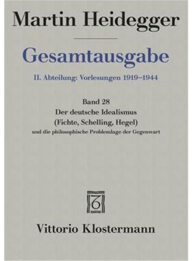 预订【德语】Der Deutsche Idealismus (Fichte, Schelling, Hegel) und die philosophische Probl