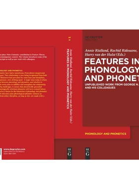 按需印刷不退不换DGYT Features in Phonology and Phonetics[9783110378245]