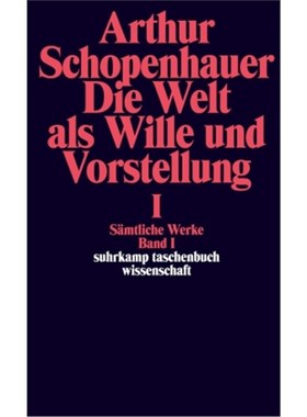 预订【德语】Sämtliche Werke in fünf Bänden. Bd.1:Band I: Die Welt als Wille und Vorstellung