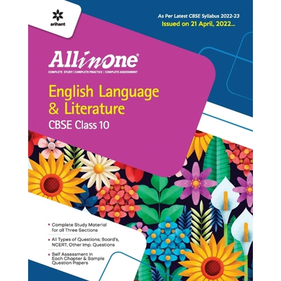 预订不退不换CBSE All In One English Language & Literature Class 10 2022-23 Edition (As per latest CBSE Syllabus