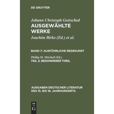 按需印刷DEG Ausführliche Redekunst. Besonderer Theil[9783110059250]