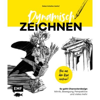预订【德语】 Dynamisch zeichnen - Frei aus dem Kopf skizzieren:So geht Character Design: Mimik,