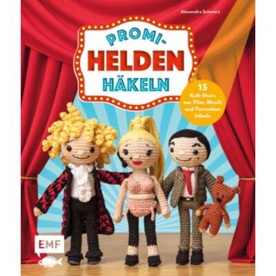 预订【德语】 Promi-Helden häkeln:Von Britney Spears über Thomas Gottschalk bis Elvis P