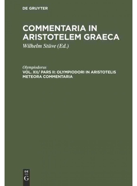 按需印刷DEG Olympiodori in Aristotelis Meteora commentaria[9783111244310]
