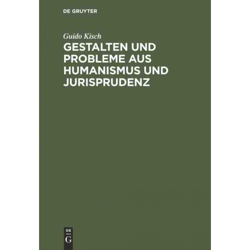 按需印刷DEG Gestalten und Probleme aus Humanismus und Jurisprudenz[9783110025668]