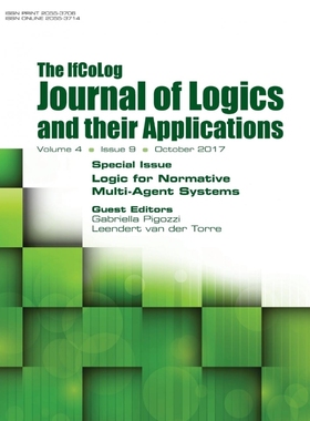 预订Ifcolog Journal of Logics and their Applications Volume 4, number 9. Logic for Normative Multi-Agent