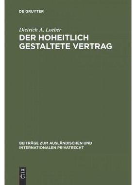 按需印刷DEG Der hoheitlich gestaltete Vertrag[9783111294384]