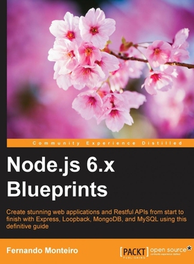 按需印刷不退不换Node.js 6.x Blueprints[9781785888434]