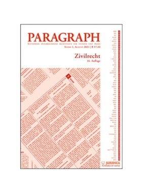 预订不退不换德语Paragraph - Zivilrecht:16. Auflage