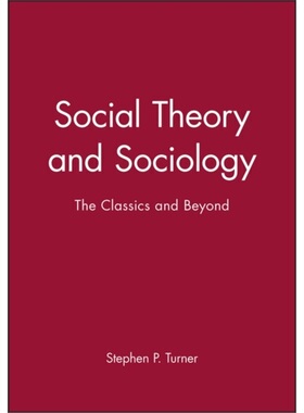预订Social Theory and Sociology[9780631191933]