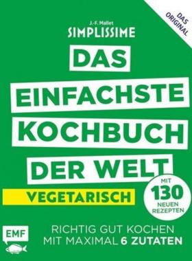 预订【德语】 Simplissime - Das einfachste Kochbuch der Welt: Vegetarisch mit 130 neuen