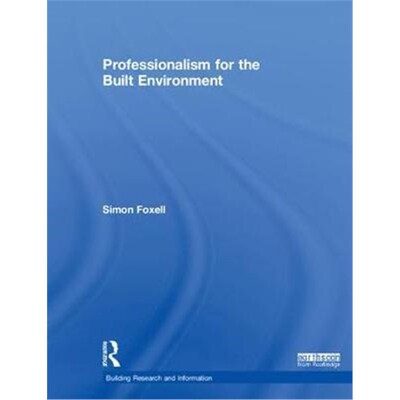 按需印刷Professionalism for the Built Environment[9781138900202]