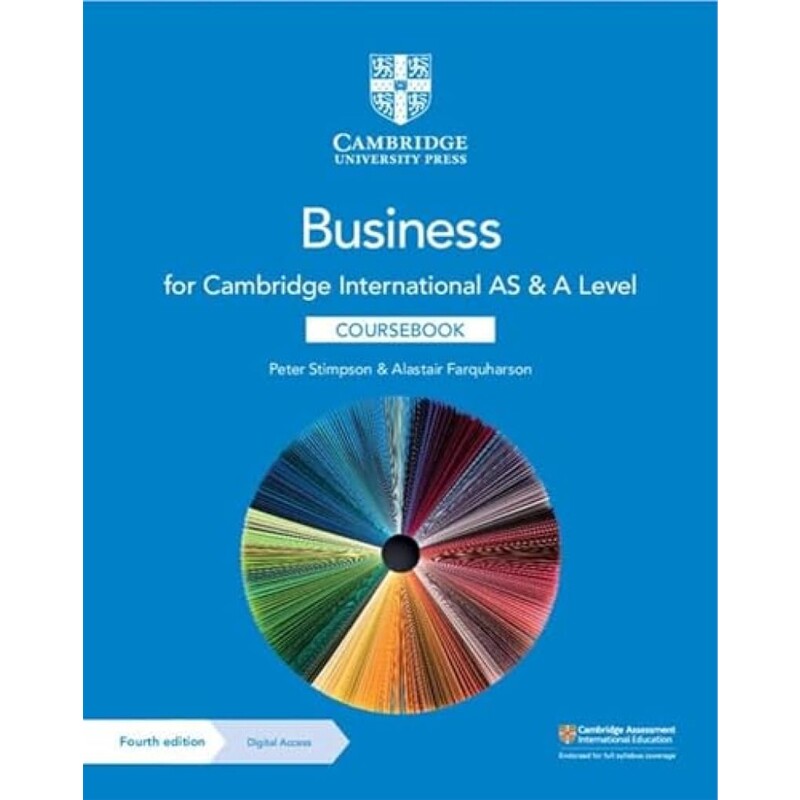 现货 剑桥国际AS&A Level商业课程书(含2年数字访问权限) NEW Cambridge International AS & A Level Business Coursebook with