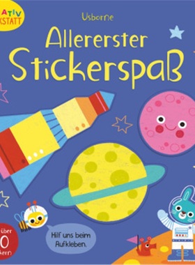 预订【德语】 Kleine Kreativ-Werkstatt: Allererster Stickerspaß[9781789416381]