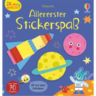 预订不退不换德语 Kleine Kreativ-Werkstatt: Allererster Stickerspaß[9781789416381]