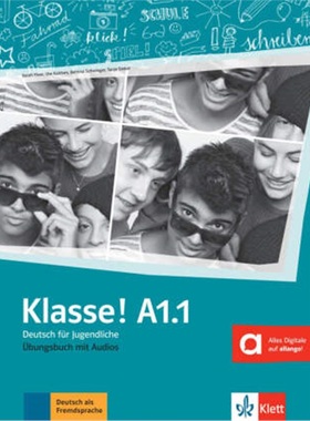 预订【德语】 Klasse! A1.1 Übungsbuch mit Audios online[9783126071239]