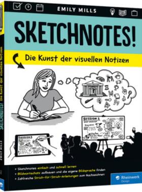 预订【德语】 Sketchnotes!:Die Kunst der visuellen Notizen: Das Arbeitsbuch mit Vorlagen zum Nach