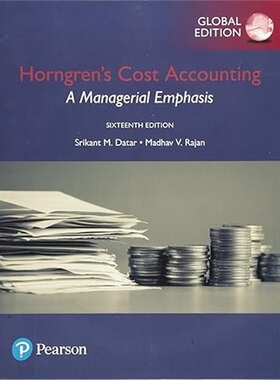现货Horngrem's Cost Accounting:A Managerial Emphasi[9781292211541]