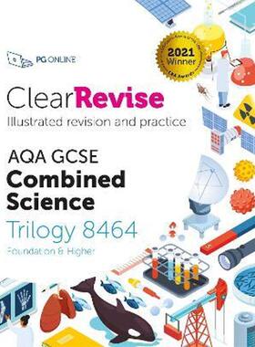 按需印刷不退不换ClearRevise AQA GCSE Combined Science: Trilogy 8464[9781910523346]
