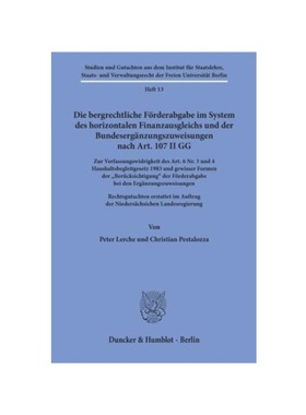 预订【德语】Die bergrechtliche F?rderabgabe im System des horizontalen Finanzausgleichs und der Bundeserg?nzungszuweisun