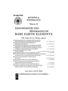 按需印刷DGYT Rare 9780939950256 Elements Mineralogy and Geochemistry Earth