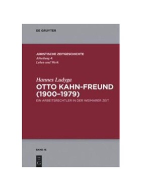 预订不退不换德语Otto Kahn-Freund (1900-1979):Ein Arbeitsrechtler in der Weimarer Zeit