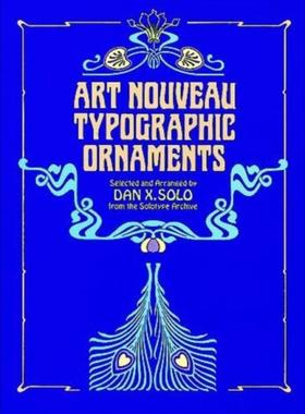 预订Art Nouveau Typographic Ornaments