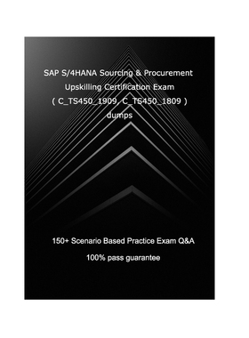 按需印刷SAP S/4HANA Sourcing and Procurement Upskilling Certification Exam ( C_TS450_1909, C_TS450_1809 )[9781034071679]
