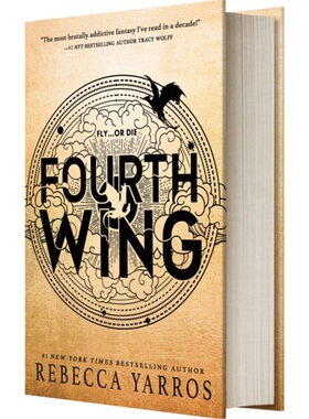 现货 四旋翼 Fourth Wing 第四翼 英语原版小说 丽贝卡-雅罗斯 Rebecca Yarros 龙骑士 战争学院 经典奇幻小说 精装
