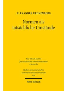 预订【德语】 Normen als tatsachliche Umstande:Die sach