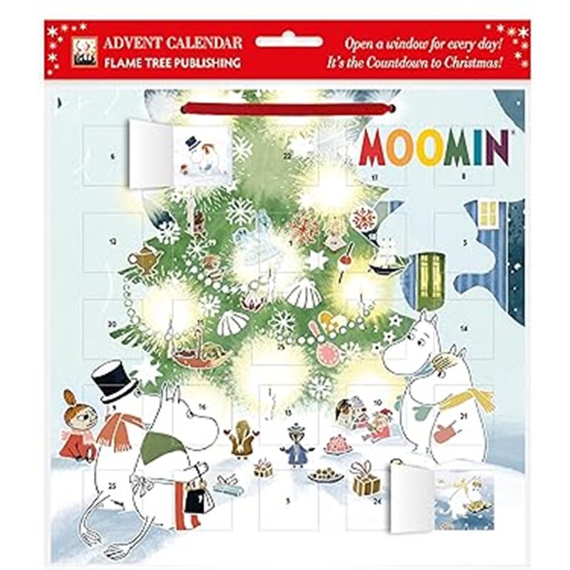 现货Moomin: Christmas Comes to Moominvalley Advent Calendar (with stickers)[9781835622490] 圣诞节