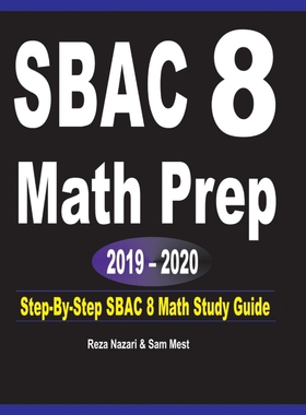 按需印刷SBAC 8  Math Prep  2019 - 2020[9781646120383]