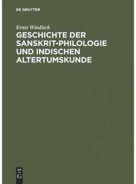 按需印刷DEG Geschichte der Sanskrit Philologie und Indischen Altertumskunde[9783110130133]