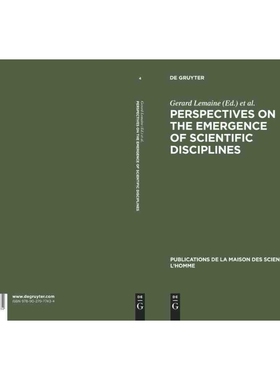 按需印刷DGYT Perspectives on the Emergence of Scientific Disciplines[9789027977434]