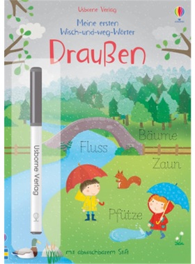 预订【德语】 Meine ersten Wisch-und-weg-Wörter: Draußen[9781789413526]