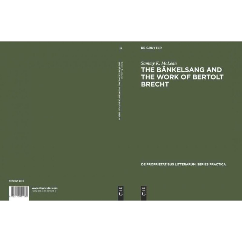 按需印刷不退不换DGYT The B?nkelsang and the work of Bertolt Brecht[9783110991239]